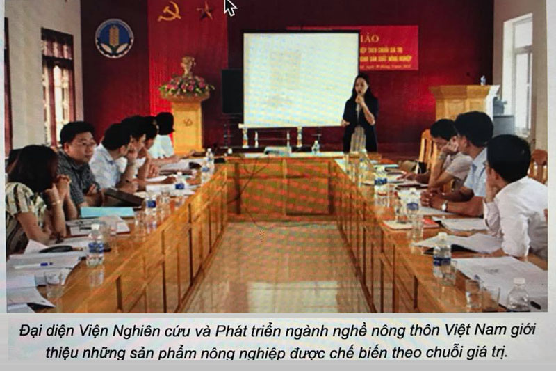 VIRI đã có bài tham luận về việc phát triển chuỗi giá trị và giải pháp tăng cường liên kết chuỗi tại tỉnh Yên Bái