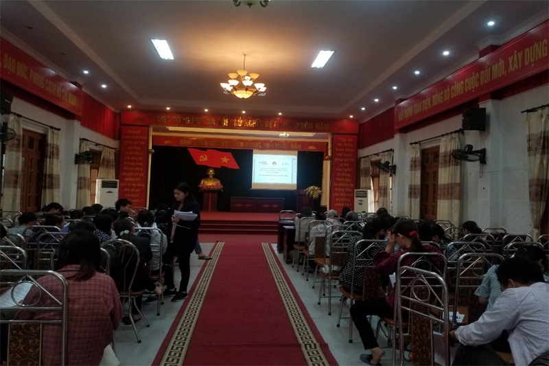 Hoạt động tham vấn hộ gia đình về nhu cầu được hỗ trợ và đánh giá đầu vào