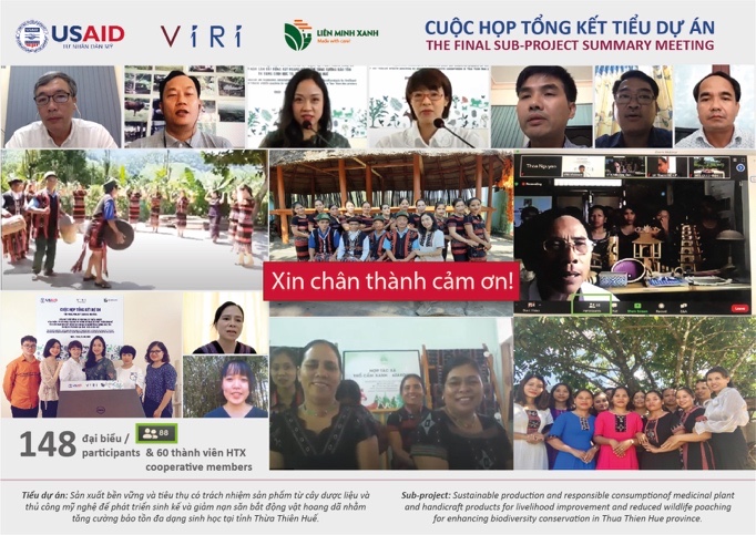 Cuộc họp tổng kết tiểu dự án triển khai tại tỉnh Thừa Thiên Huế