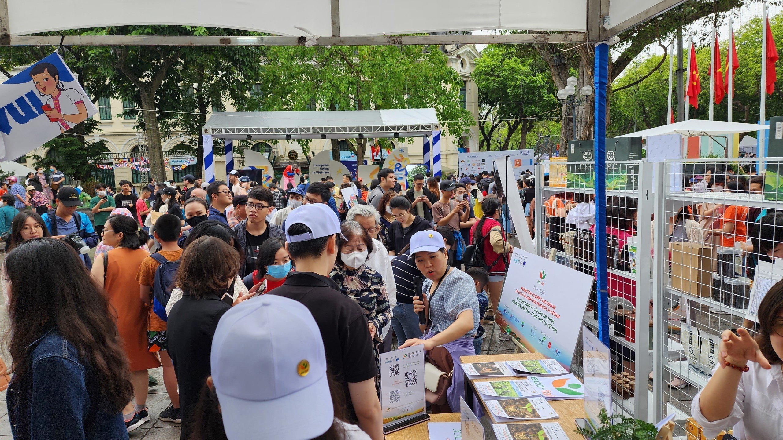 Dự án Eco Fair tham gia sự kiện Ngôi làng châu Âu 2023