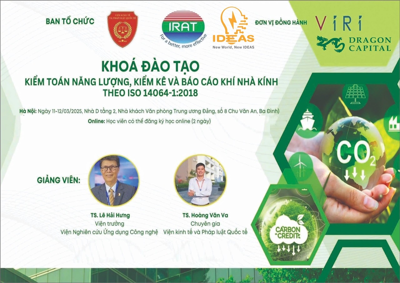 Lớp đào tạo Kiểm toán năng lượng và Kiểm kê khí nhà kính
