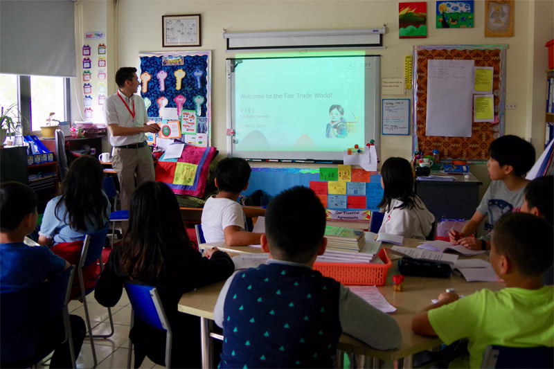 VIRI introduced Fair Trade to students at Hanoi International School
