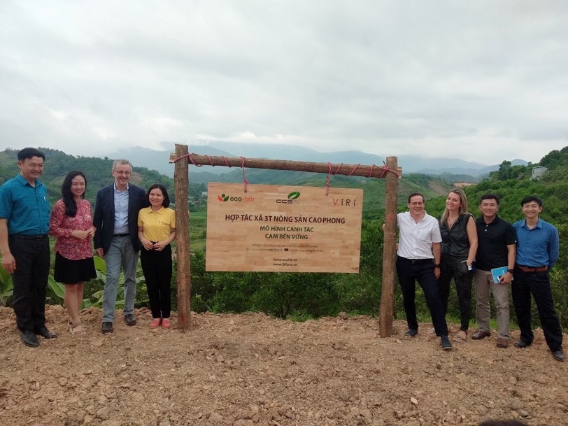 European Union Delegation visited 3T Cooperative in Hoa Binh province