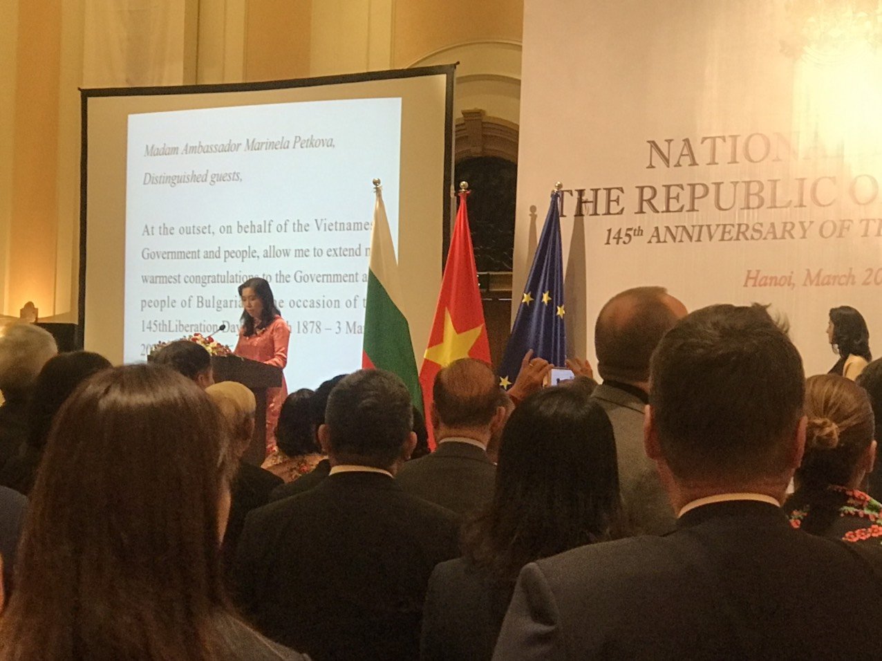 The Vietnam Institute of Research and Development for Rural Industries participated in the celebration of the National Day of the Republic of Bulgaria.